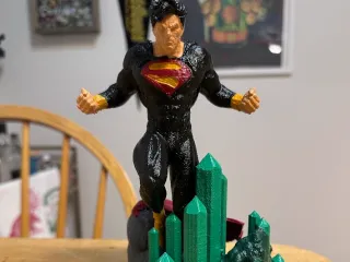 Superman Flying with Stand