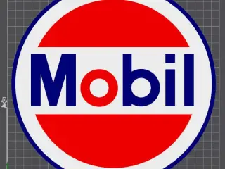 Mobil Motor Oils sign Wall Decoration Logo Poster