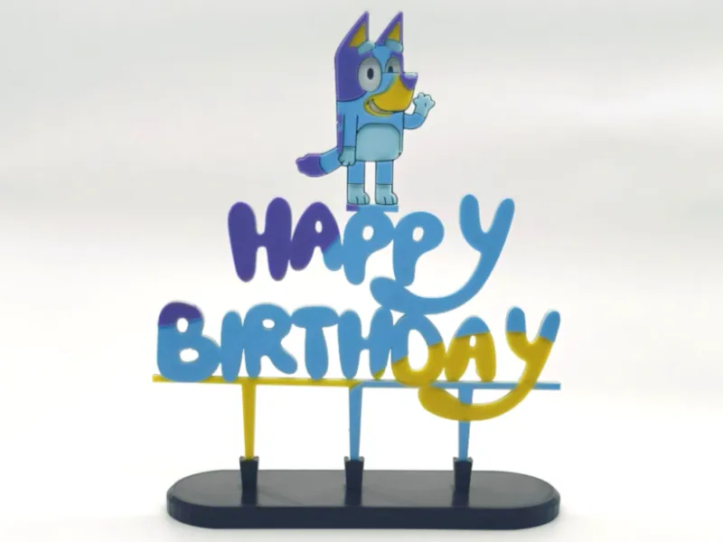 Bluey Cake Topper