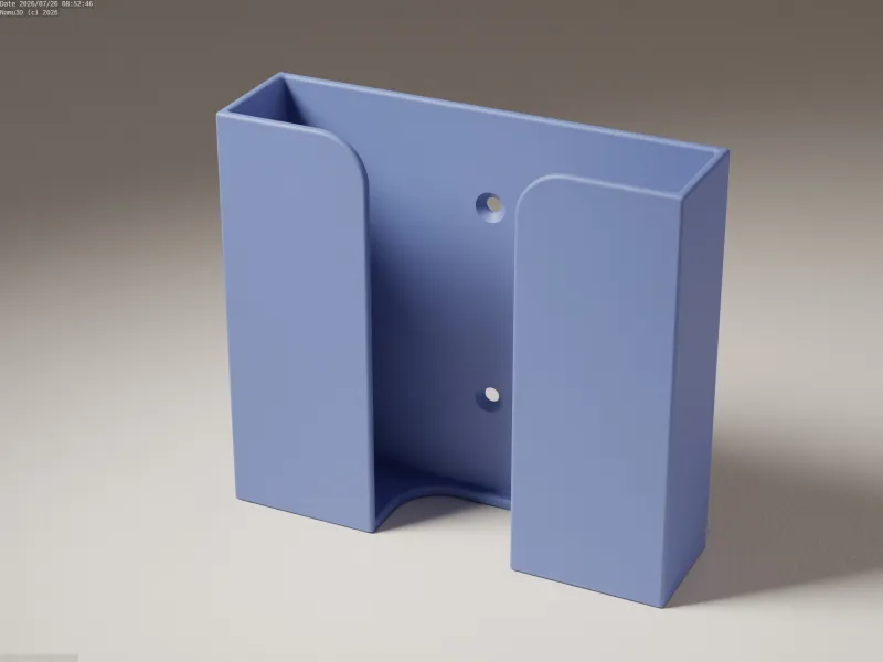 Wall Mounted Phone holder | Smartphone Charging Station