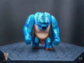 LEGO-Style Cave Troll – Lord of the Rings Fan Art