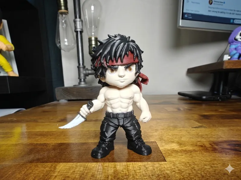 Rambo VHS Mini Titan - Stampa Multicolore