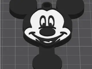 jeton caddie porte-clé mickey