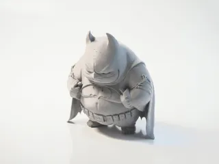 Fat Batman Figurine DC Comics 3D Printable