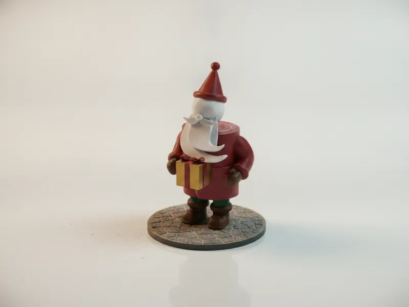 Cubes Santa