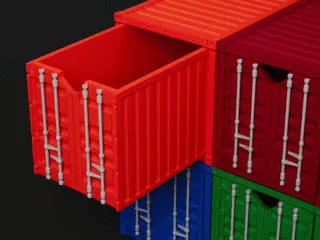CargoHub Modular Stackable Shipping Container Drawer