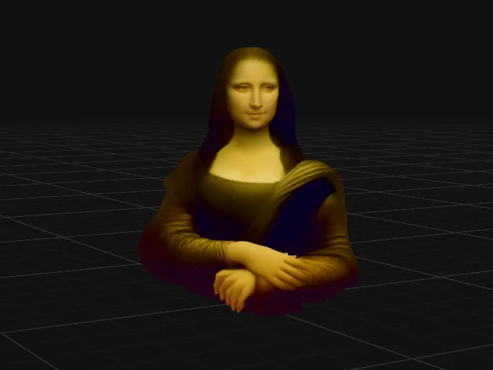 Mona Lisa Bust Sculpture | Renaissance Art Statue | 3D Print
