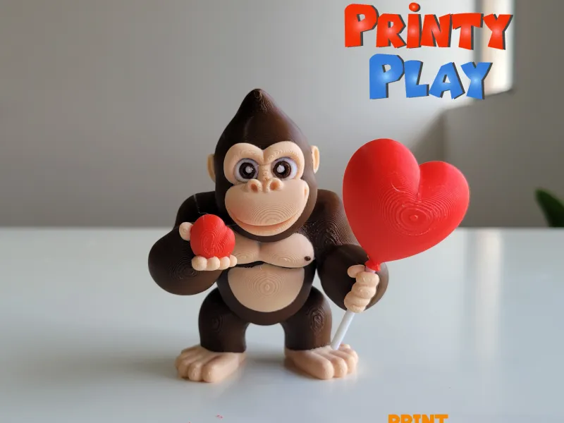 Flexi Valentines Gorilla
