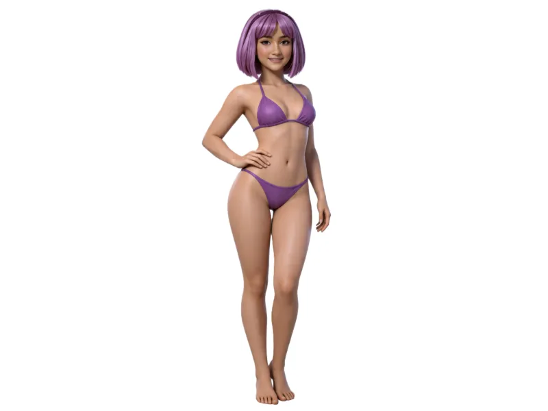 Stephanie en bikini