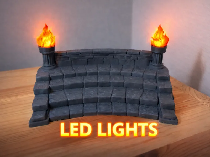 GLADIATOR LED Arena Stair Wall - DND terrain