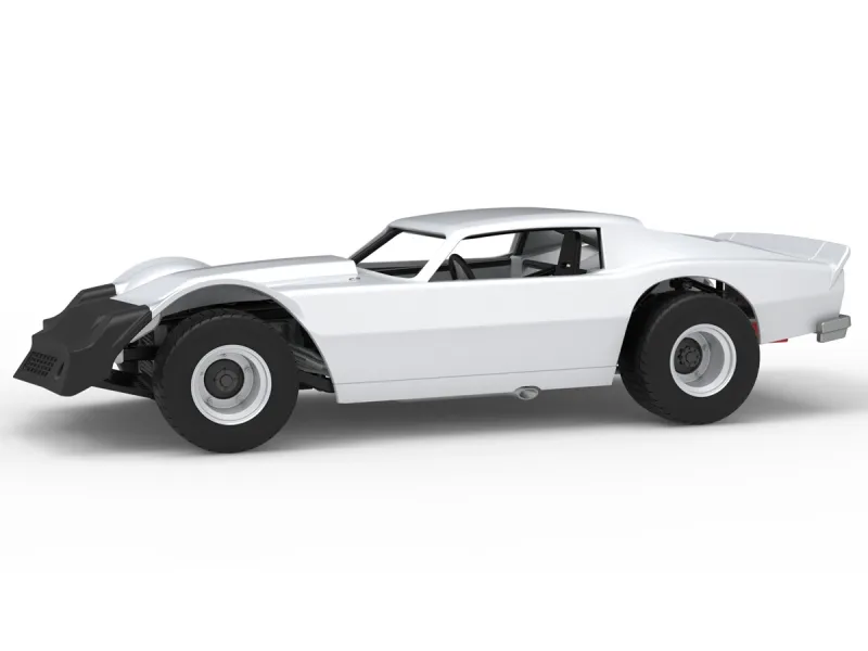 Vintage Dirt late model Race car Version 3 Scale 1:25