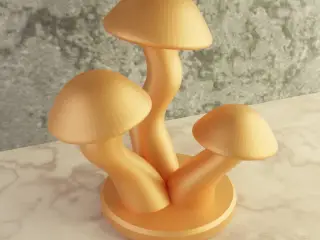 mushrooms desktop decor