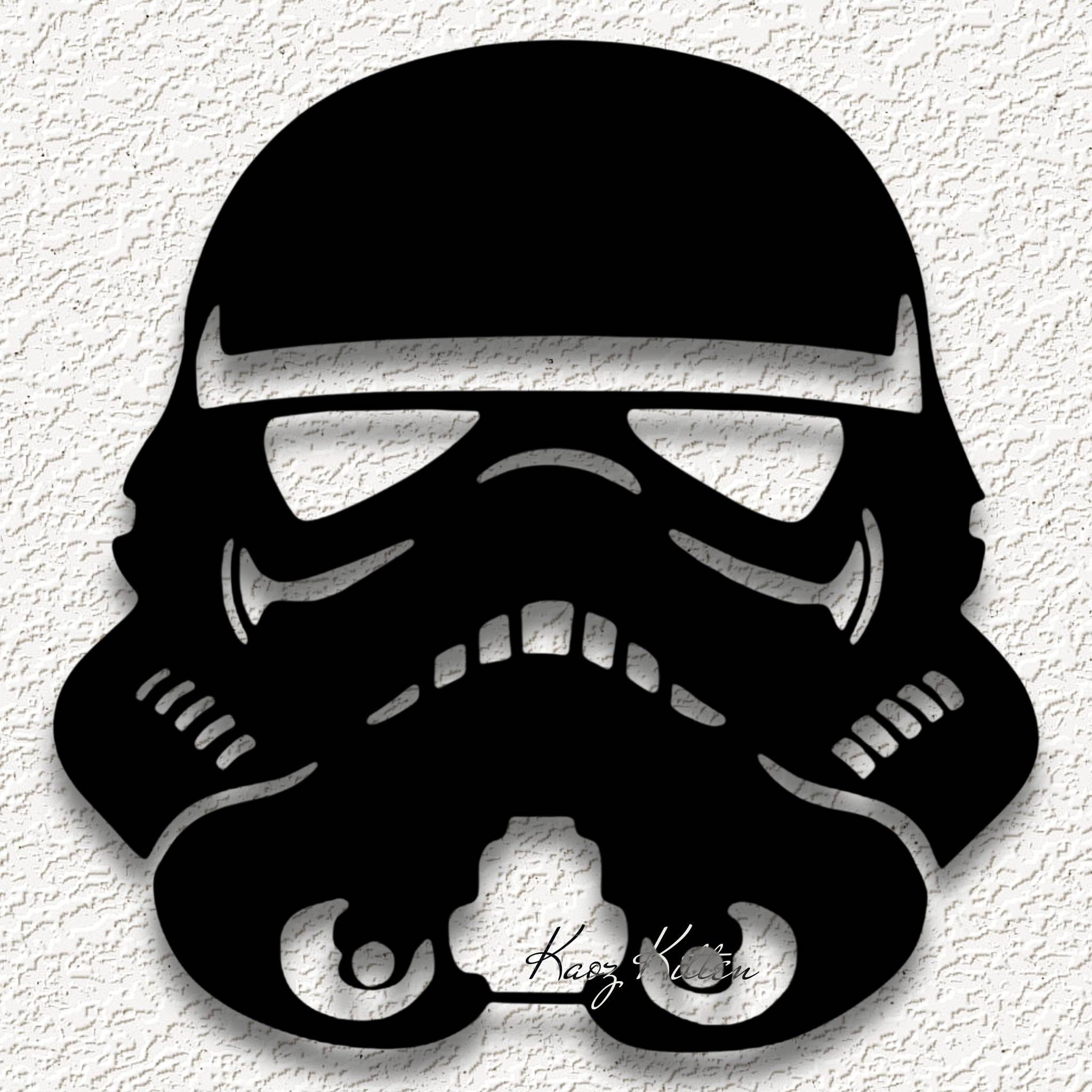 star wars storm trooper helmet wall art home decor