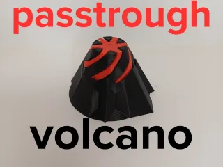 passtrough volcano fidget
