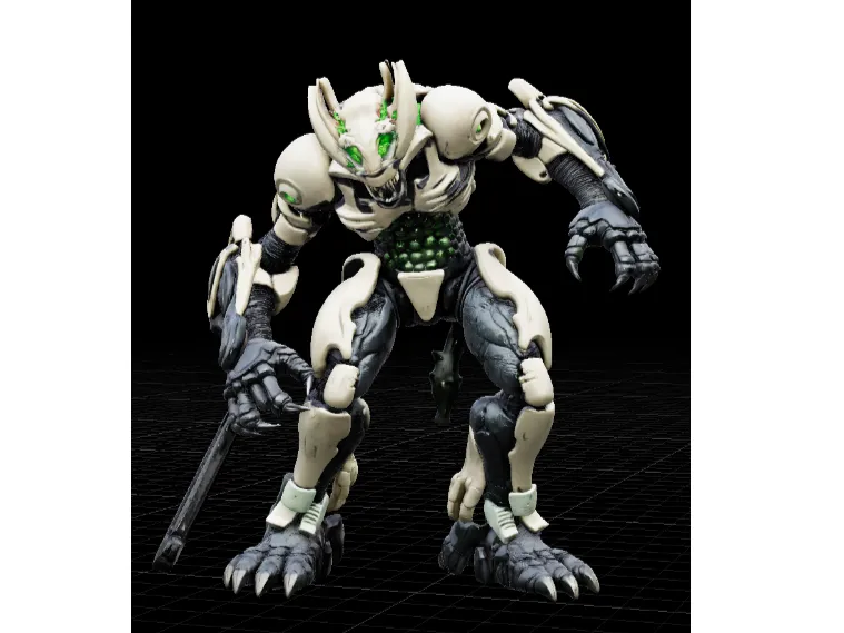 Sci-Fi Biomechanical Alien