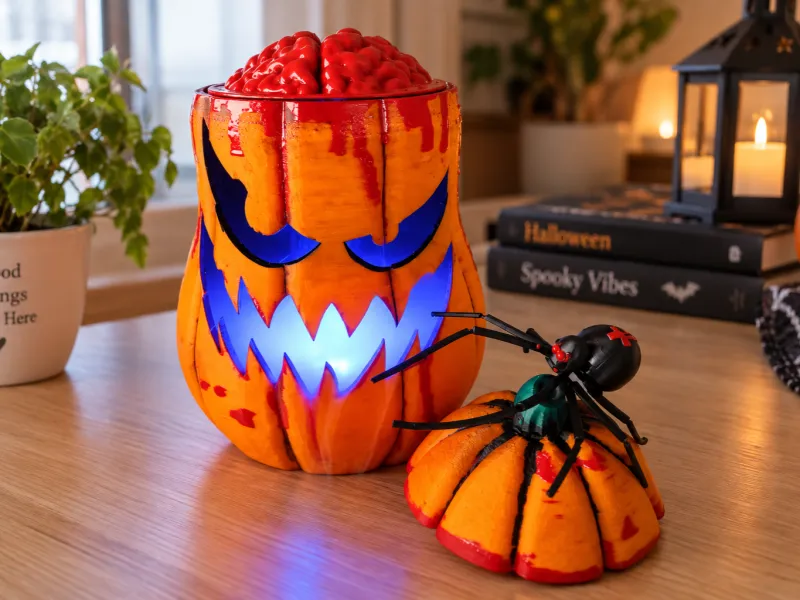 Halloween Big Brain Pumpkin