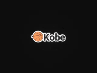 Kobe basketball keychain