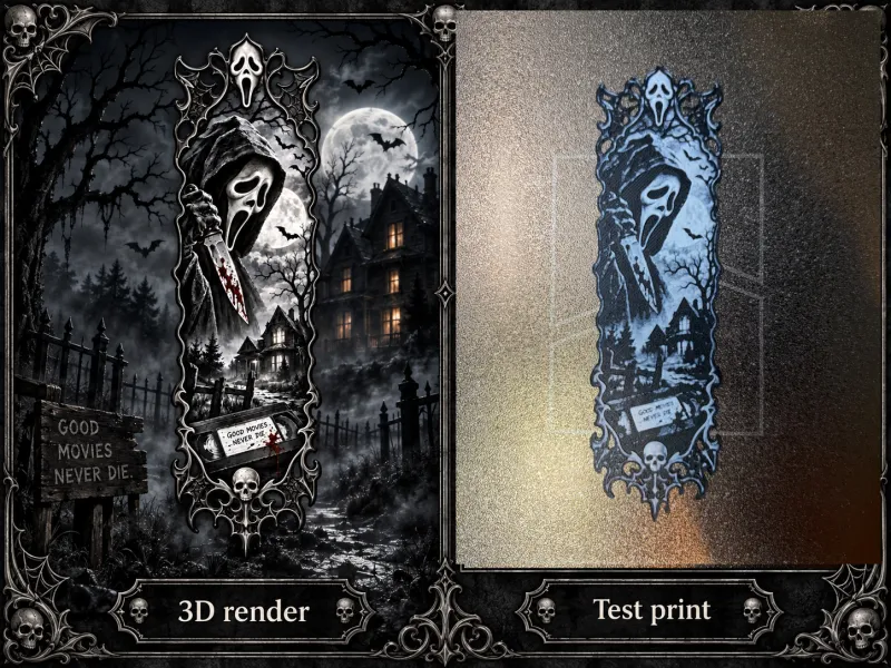 bookmark Ghost face