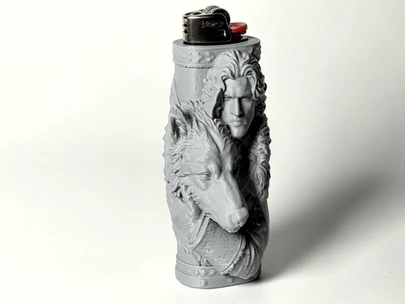 Hoesje voor BIC J6 aansteker "Jon Snow" Game of Thrones