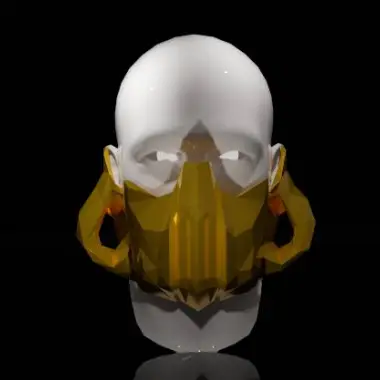 Low-Poly Rebreather Mask-0