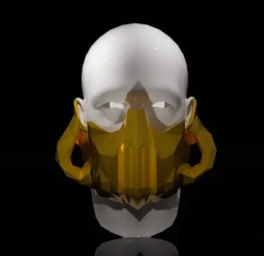 Low-Poly Rebreather Mask-0