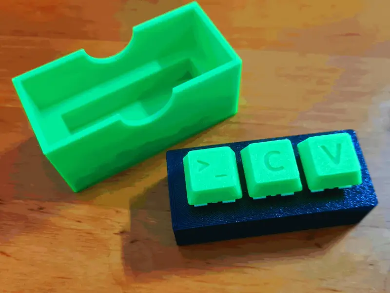 Teclado macro DIY personalizável com retroiluminação RGB e USB C