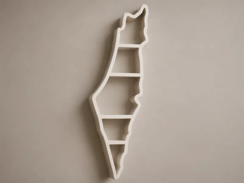 Palastine Map Shelfs