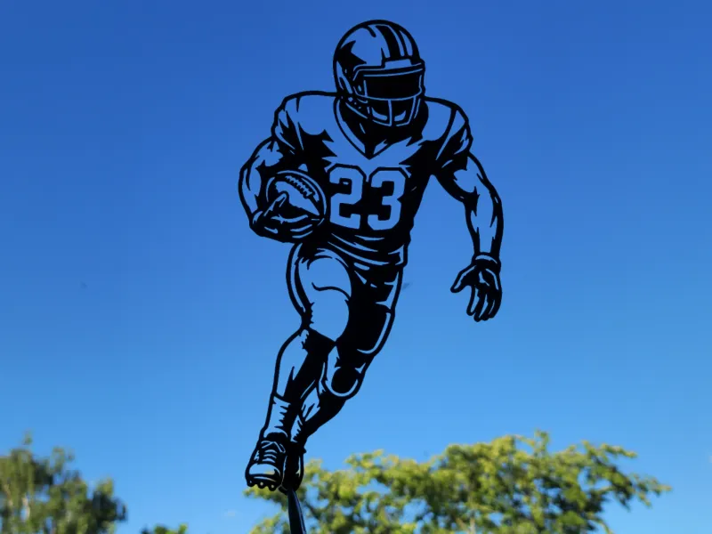 American Football Runner Wandkunst