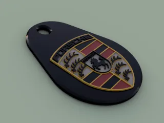 porte clef porsche