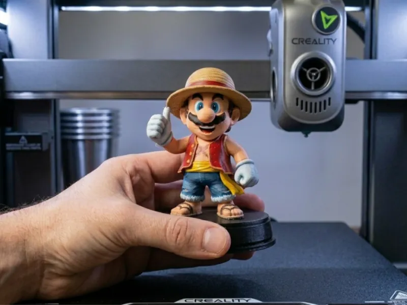 Mario Bros x Luffy (One Piece)