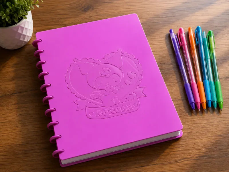 Kuromi Discbound Notebook 9x11-1/2