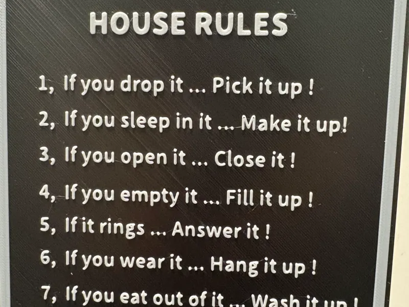 House Rules