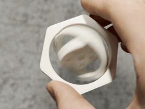 Gimbal Fidget — Two-Axis Print-in-Place Desk Toy | NoSupport