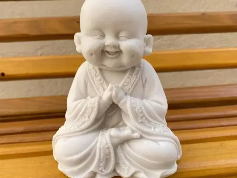 Bambino Buddha in Preghiera - Meditazione