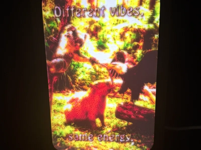 Lithophane Display Box (for R4) 48 × 144 mm LED Light Board