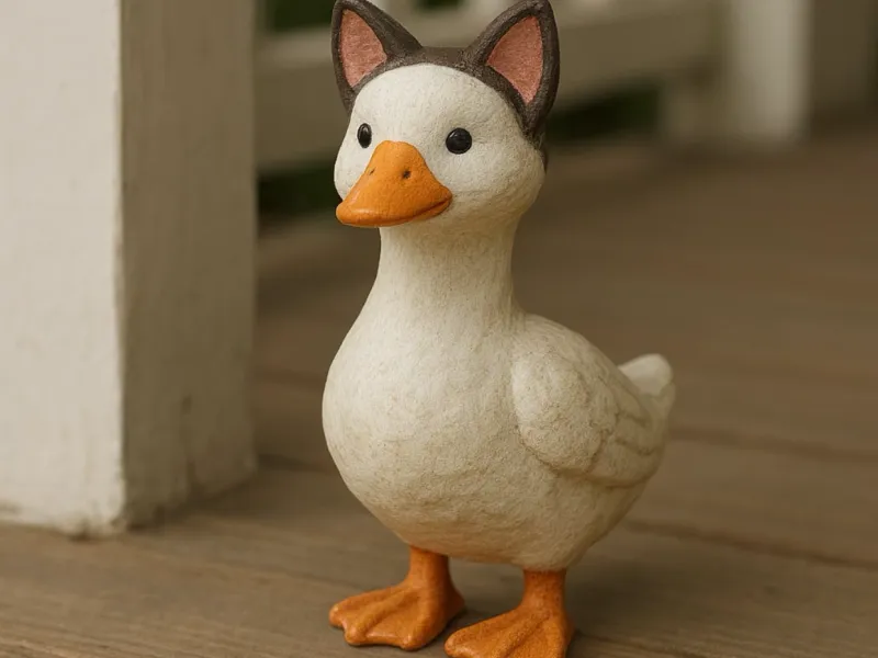 Desk Goose W/Cat Ears