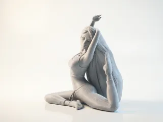 Mulan Stretching Figurine Disney 3D Printable
