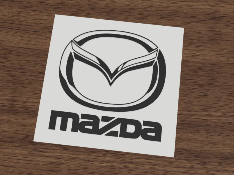 Mazda Winged M Brand Logo