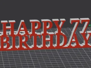 Happy Birthday 77