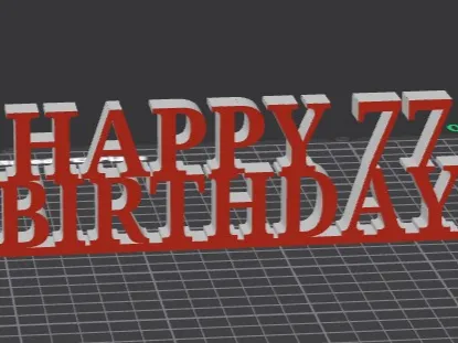 Happy Birthday 77