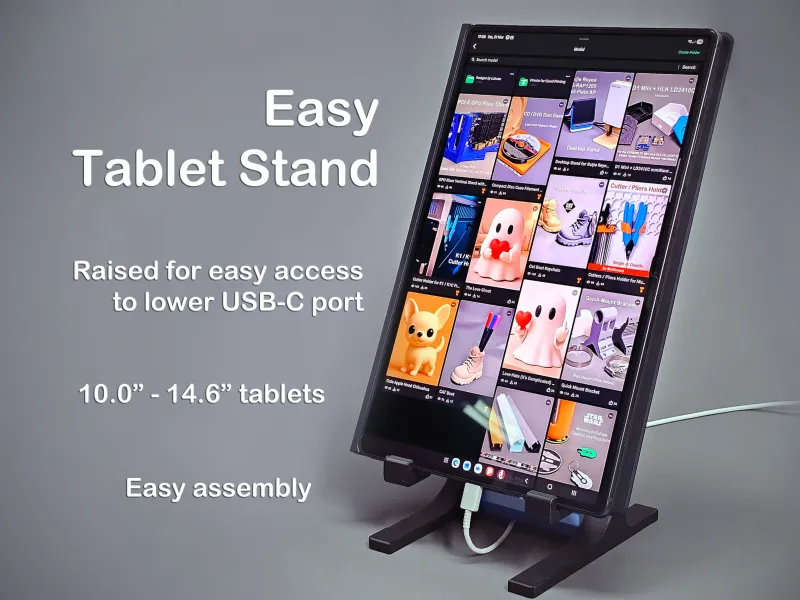 Einfacher Tablet-Ständer - Mehrteilig