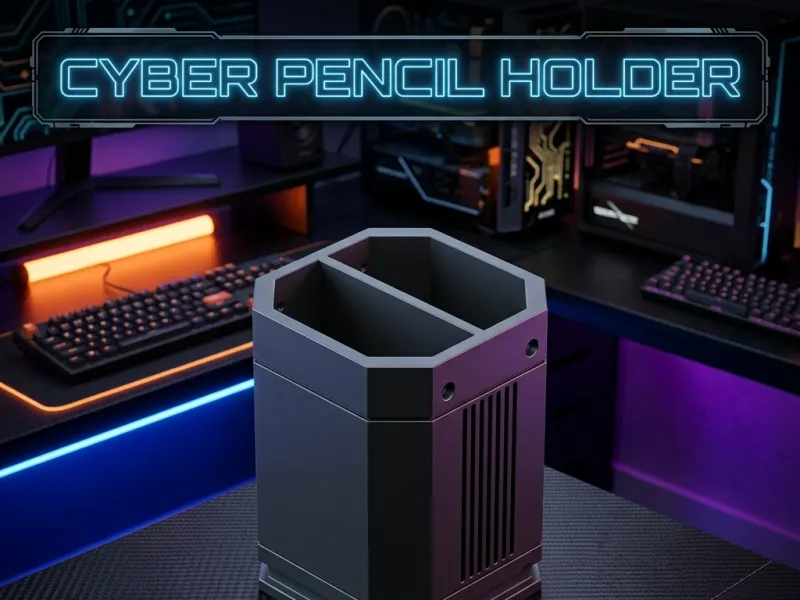 [Cyberpunk] Octagonal Pencil Holder