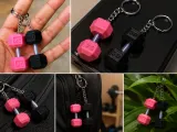 keychain dumbbell-0