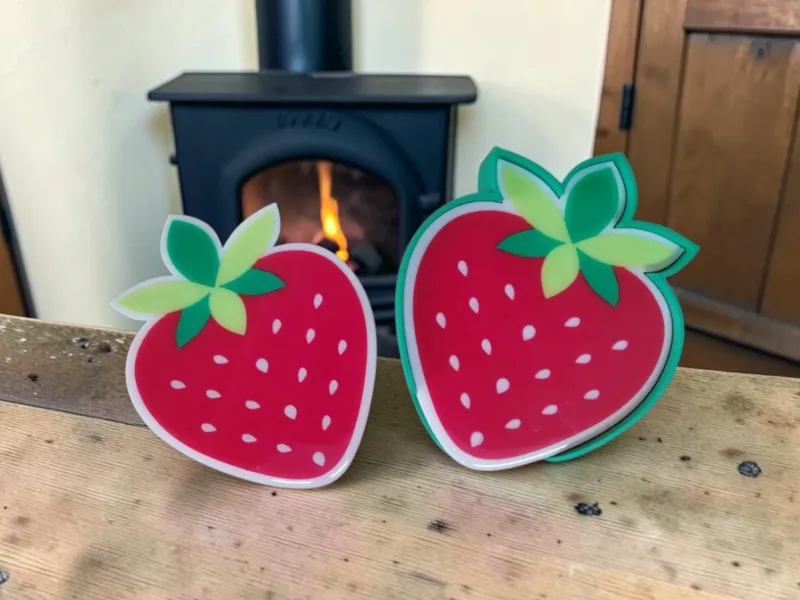 🍓 Набор подставок «Сладкая клубничка»