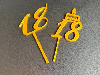 Cake topper 18 years old
