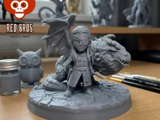 ¡El Jinete de la Abuela Dragona! – Aemond & Vhagar Chibi