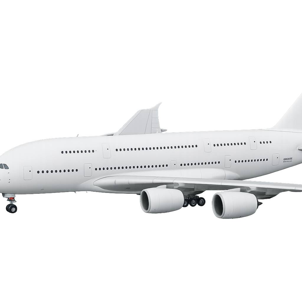Модель самолета Airbus A380-800 - Миниатюры - PLA - изделие 3D-печати