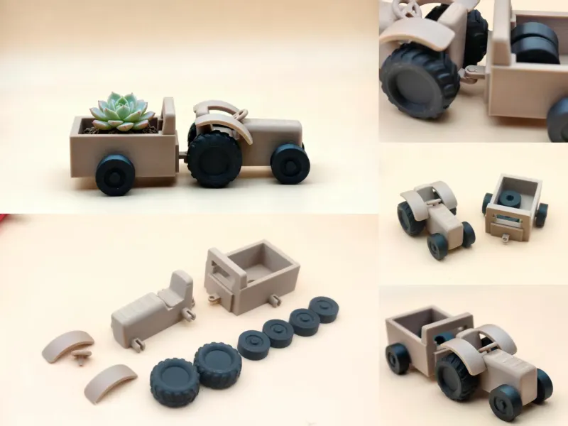 Tractor Bloempot