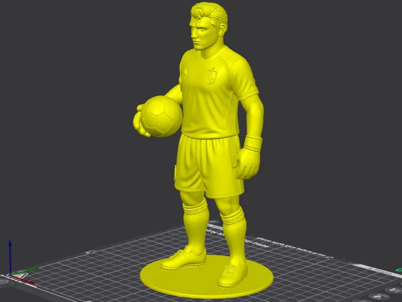Pro Goal Guardian - Goalkeeper Figurine
