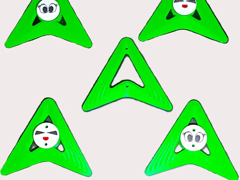 Creality logo, Cuva, CiCi Fidget and Thread Fidget spinners